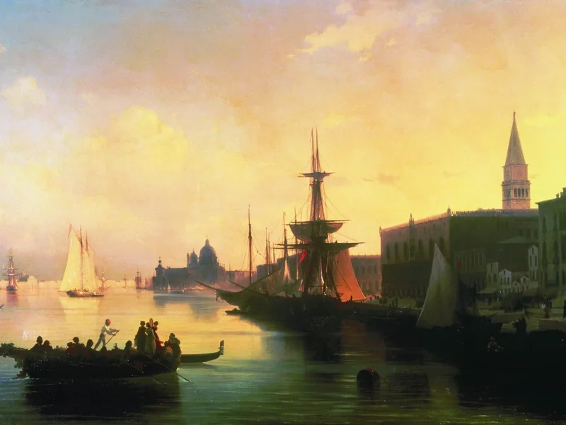 1817-Ivan Konstantinovič Ajvazovskij - Venezia